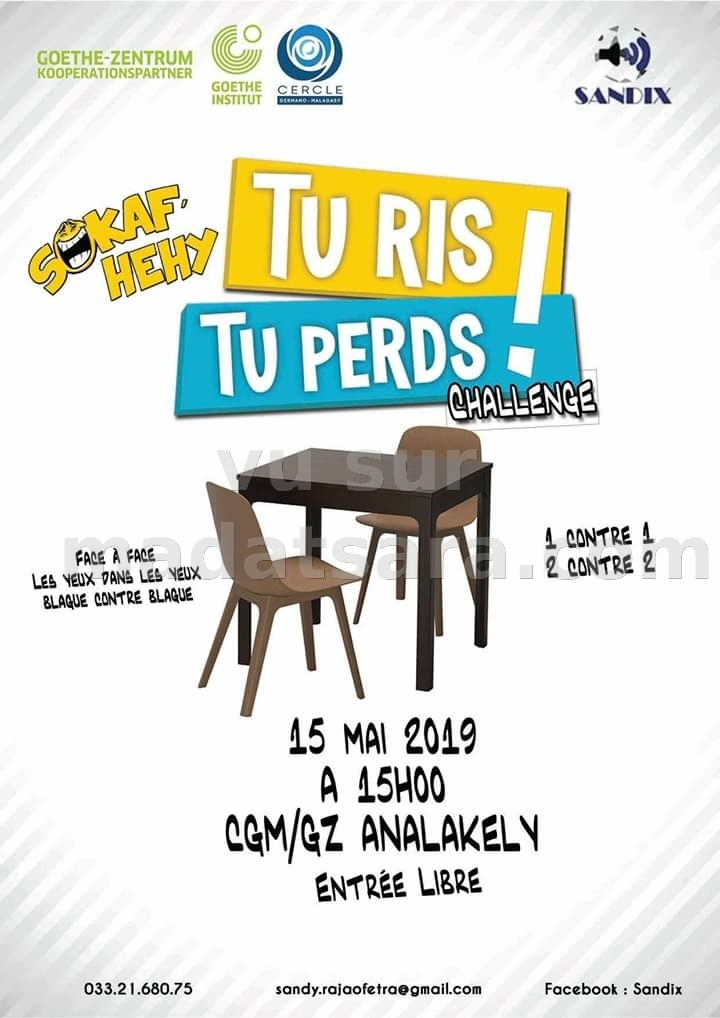 Tu ris tu perds challenge CGM Analakely